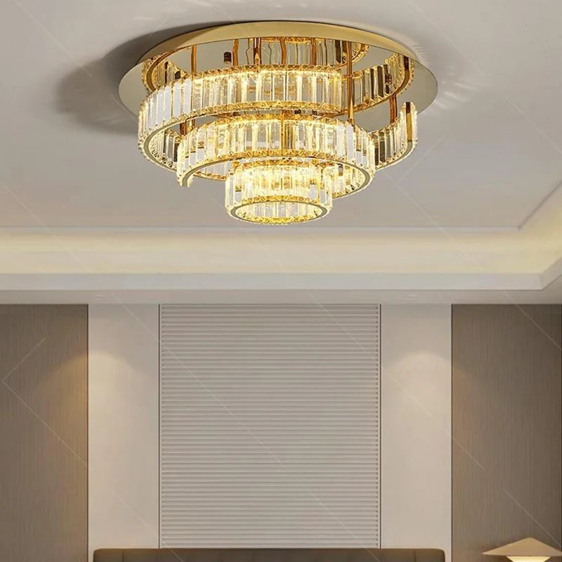 Home decorationPendant lights, luxury crystal living room chandelier, dining room Pendant lamp, ceiling light, indoor lighting