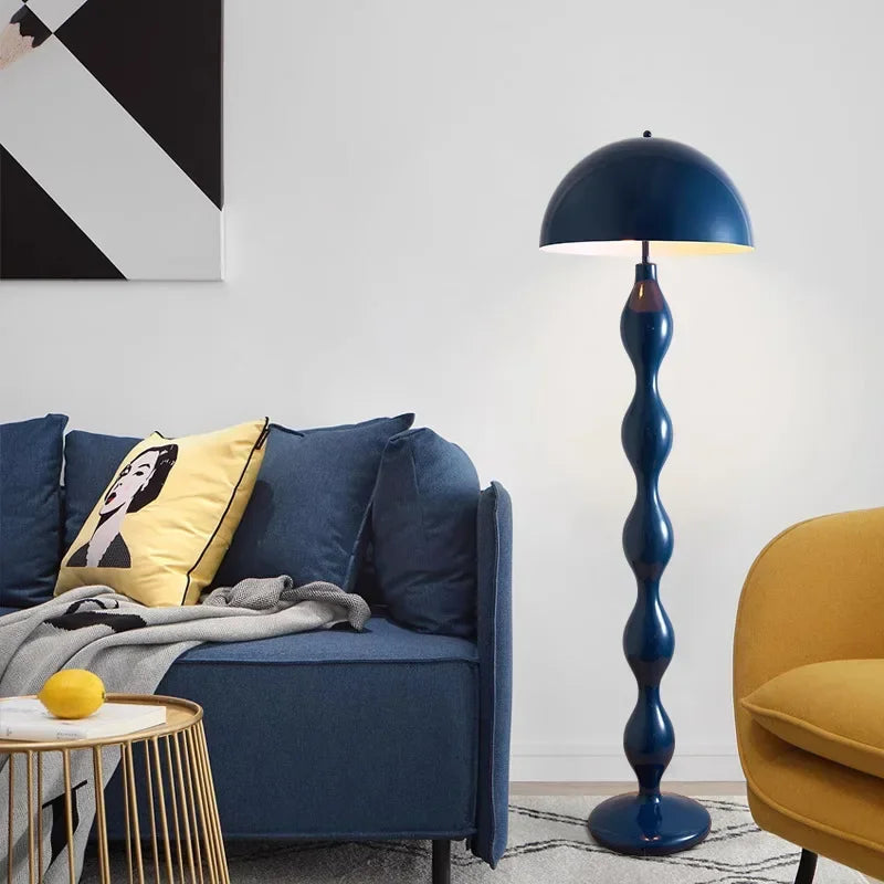Macaron Creative Mushroom Lamp Living Room Sofa Side Led Floor Lamps Bedroom Bedside Light Senior Sense Of Vertical Lights