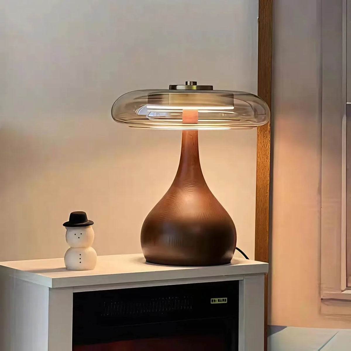 Nordic Vintage Vintage LED Floor Lamp Living Room Bedroom Lighting Fixtures Clear Glass Atmosphere Design A Lamp