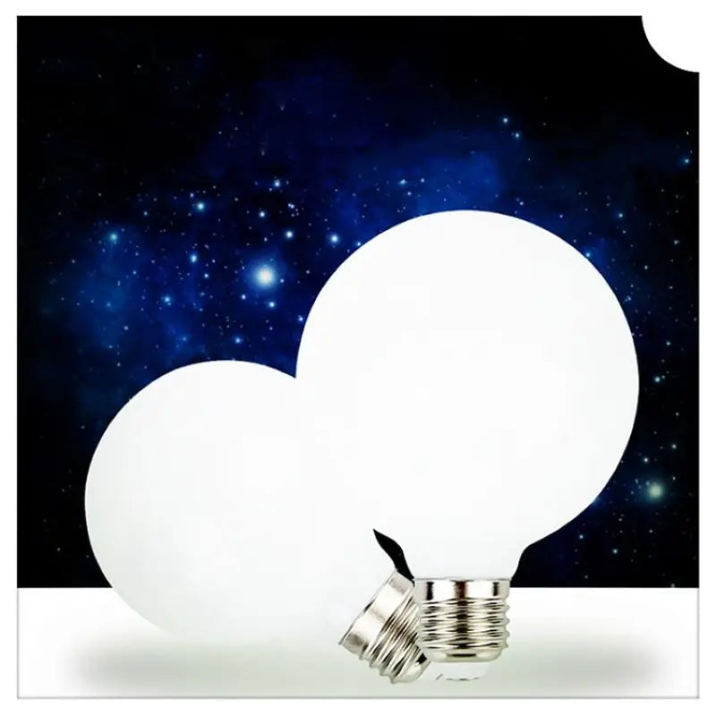 G80 G95 G125 Milky Glass Bulb E27 5W Edison LED Bulb AC110V 20V Round Bulb Cool/Warm White Lampada LED Sound Control AC 85V-265V