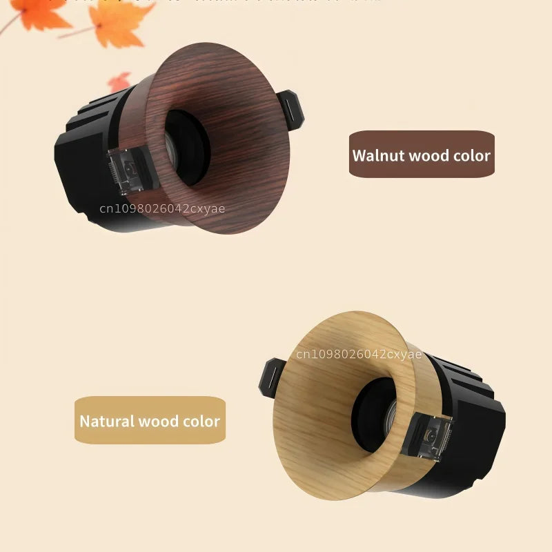 Dimmable embedded LED downlights, spotlights, COB ceiling lights, 9W,12W 15W,18W indoor lighting for living rooms and kitchens