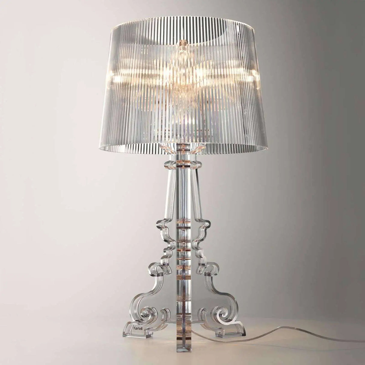 Transparent White Ghost Table Lamp - Baroque Style Modern Creative Light