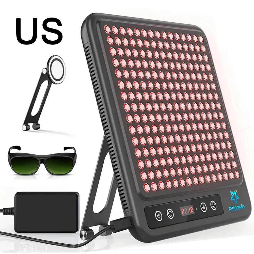 Red Light Therapy Panel Device LED Facial Anti-inflammatory Skin Care Light 660nm850nm Lamp for Anti-Aging Pain Relief