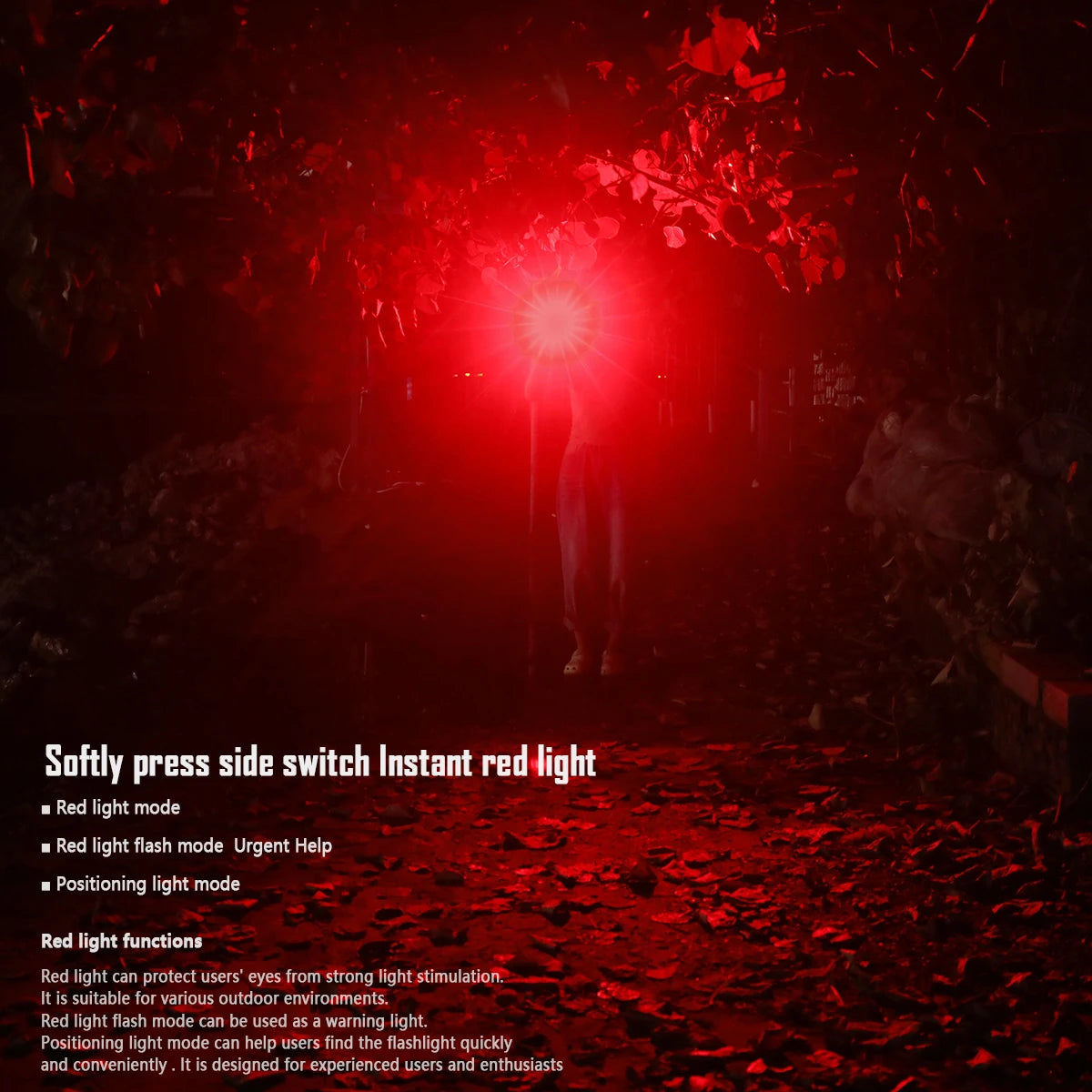 BL70 EDC Flashlight 6000 Lumens Cree XHP70 HI LED Type-C Rechargeable Dual Light Source for Camping and Work Lights