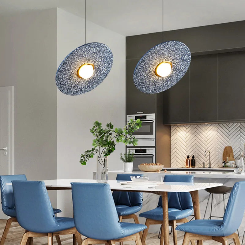 2026 Modern Stone Chandelier Nordic Led Pendant Lights Home Design Hanging Lamps Restaurant Lamps Bedroom Bedside Lamp