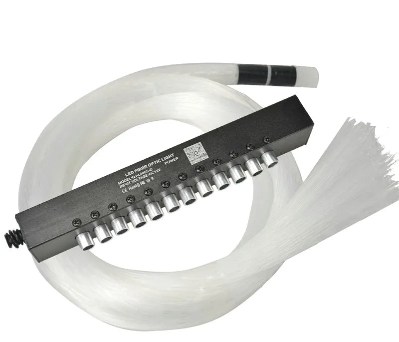 Smart Shooting Star Headliner Kit - 6W RGB 12-LED Meteor Light Source - Bluetooth App Control & Music Sync for Luxury Car Roof & Home Star Ceiling