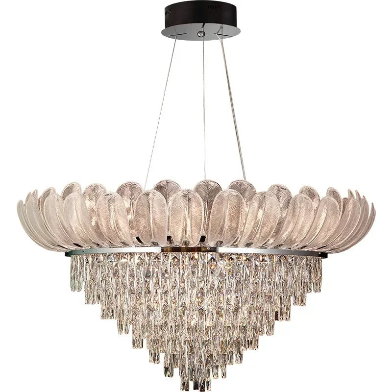 Ceiling Chandeliers Crystal Pendant Lamp Modern Design Luxury Lighting Fixtures Home Lustre Foyer Hanging Light home decoration