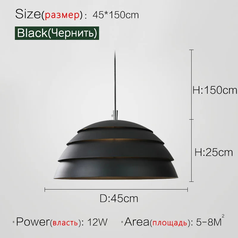 Nordic Minimalist Pendant Light Bar Restaurant Dining Room Bedroom Led Luster's lamparas colegnates para techno Room Decors E27 Lamp