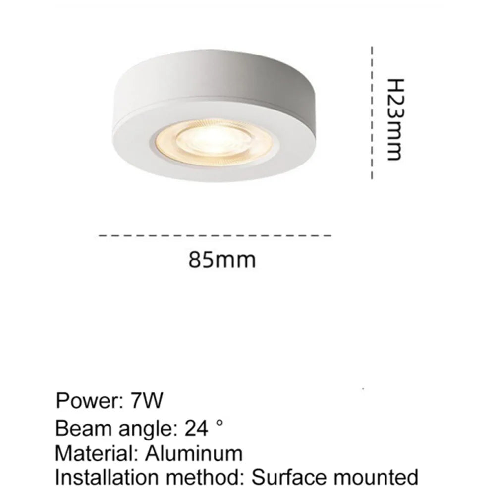 Ultra thin LED Downlight Ceiling Lamp COB Spotlight 3W 5W 7W 10W Panel light AC110V-260V Display Cabinet Wine Jewelry Show