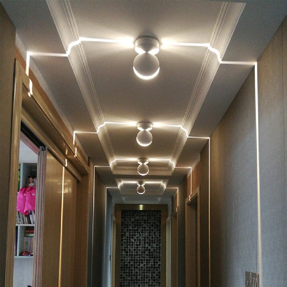 LED Wall Light Lamp IP67 Waterproof Spotlight RGB Window Sill Lamp Home Garage Door Corridor Hall Gallery Hotel Aisle Decorate