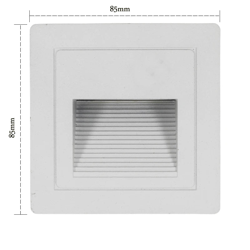Outdoor Led Stair&Step Light 3W Waterproof Recessed Wall Corner Lamp For Home Landscape Pathway Stairway Garden Yard Footlight