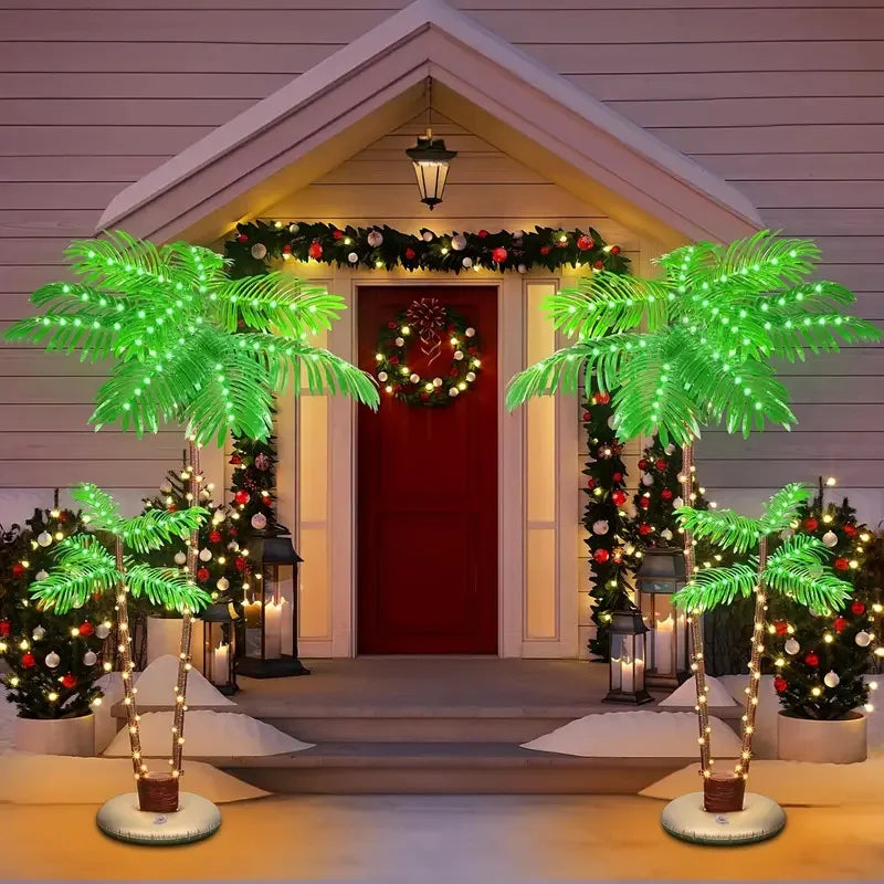 New Simulation Palm Tree Lamp Outdoor Park Shopping Mall Lighting Coconut Terrace Courtyard Landscape Decorative Light