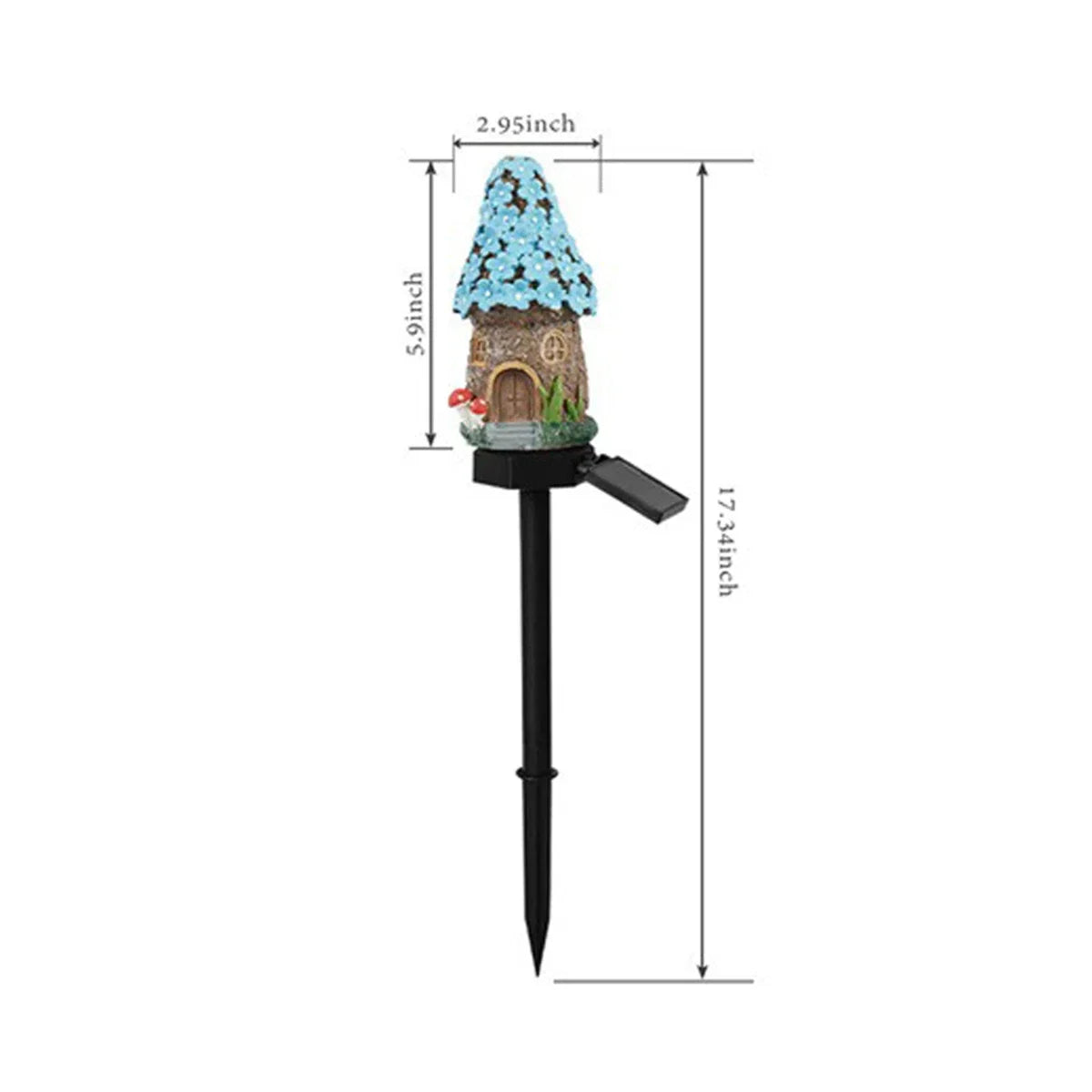 Outdoor LED Solar Garden Lights Waterproof Cartoon Mushroom Light Yard Landscape Path Lawn Street Decoration Solar Powered Lamp