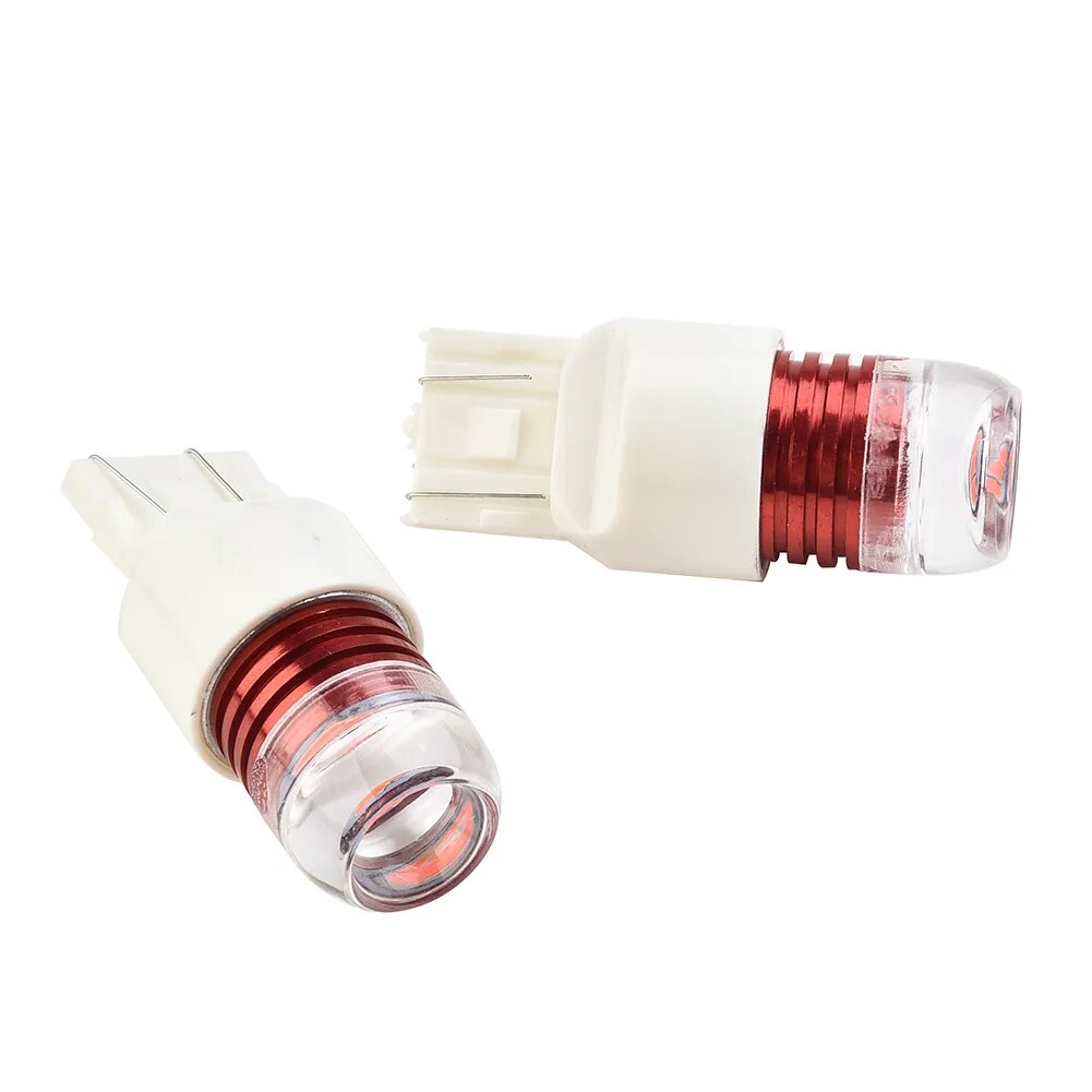 2Pcs Red Strobe Flashing Blinking LED Lamp Fits For Honda Civic Brake Tail Light Automobiles Light Accessories