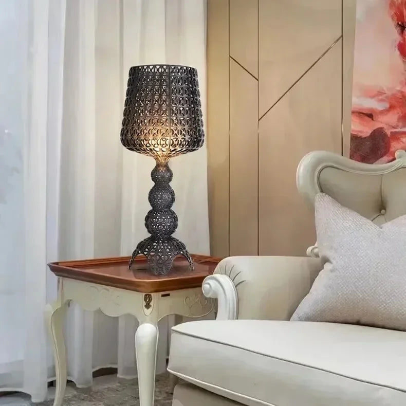 Italian Kartell living room floor lamp designer,artistic decoration,hollowed out internet famous ornament,ins style bedroom lamp