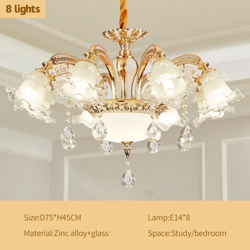 Nordic Modern Luxury Ceiling Chandelier Lighting 2025 Lustre Living Room Hotel Villa Lobby Crystal Hanging Lamp Luminaria Lights