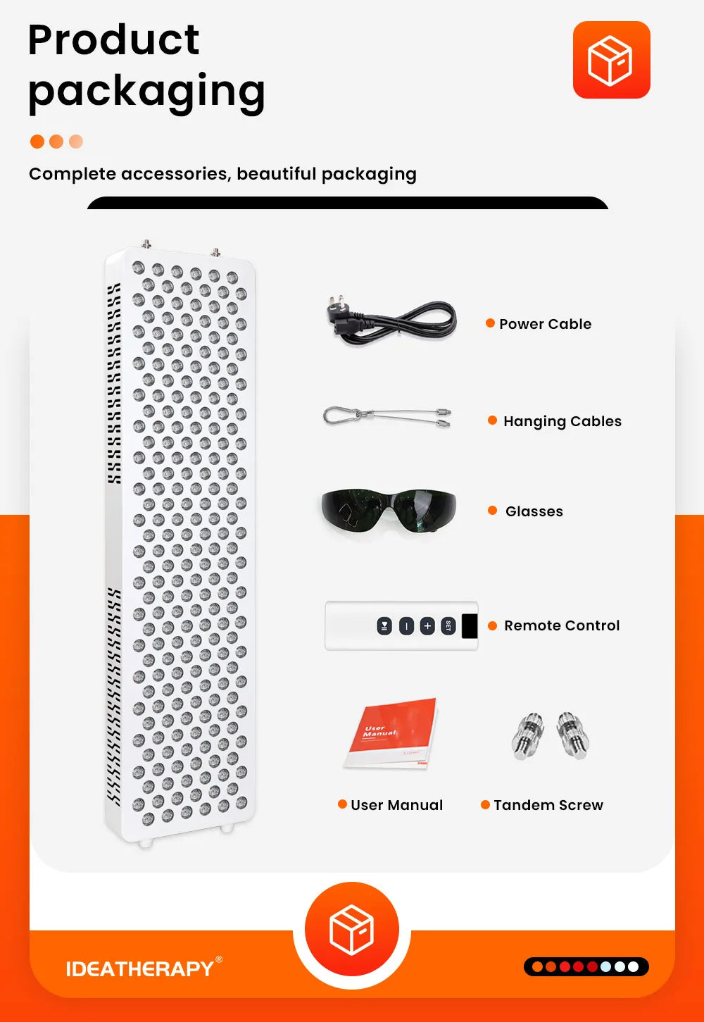 Red Light Therapy LED Mutilspectrum 630 650 660 670 810 830 850 1060nm red light therapy red light therapy panels red light panel