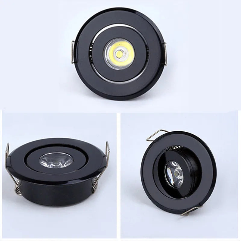 3W LED Mini Ceiling Spotlight - Recessed AC85-265V Micro Downlight
