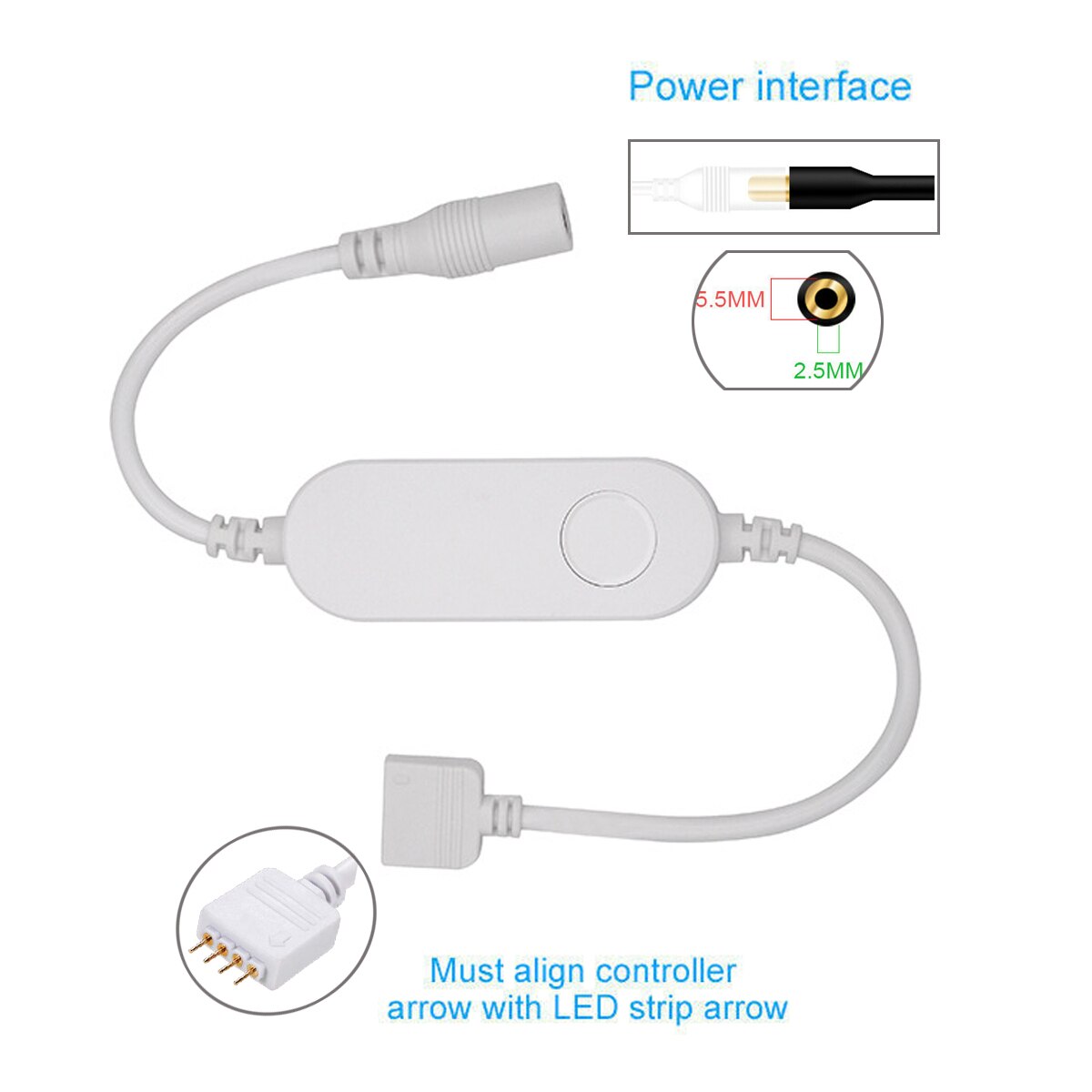 Smart Life APP 5-24V -DW/CCT/RGB/RGBW led Light Strip Wireless Remote Controller Smart Home work with Alexa Google Home