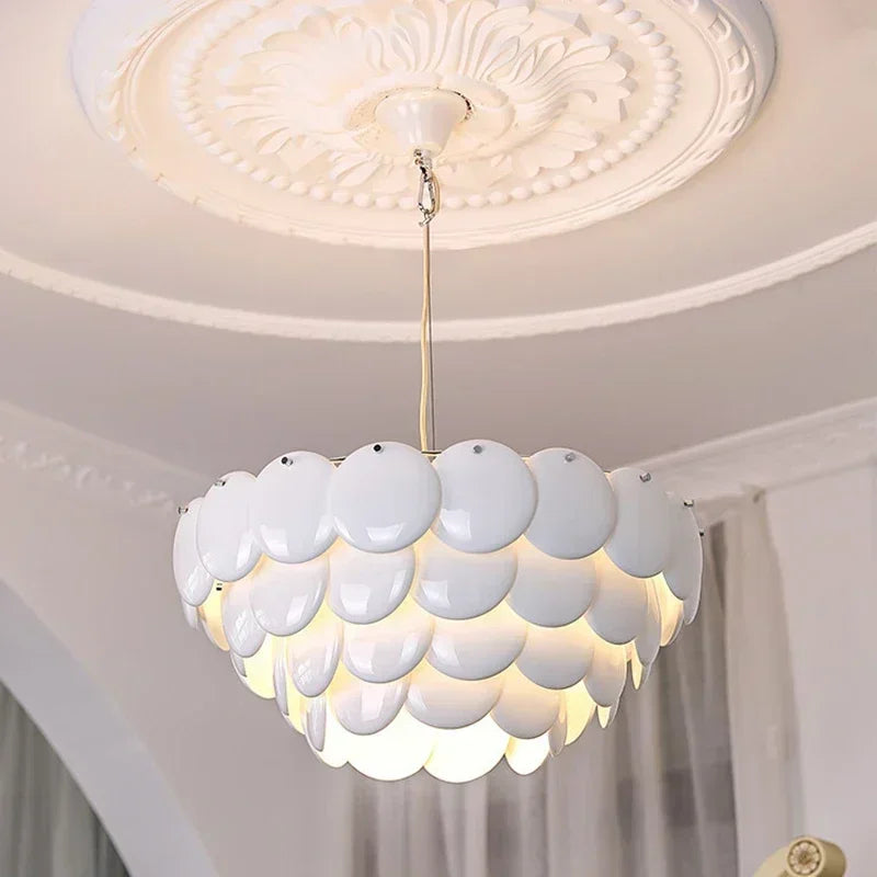 2026 Modern Danish Design White Ceramic Lamp Pembridge Chandelier Creative Hanging Light For Bedroom Living Home Decor Dinning L