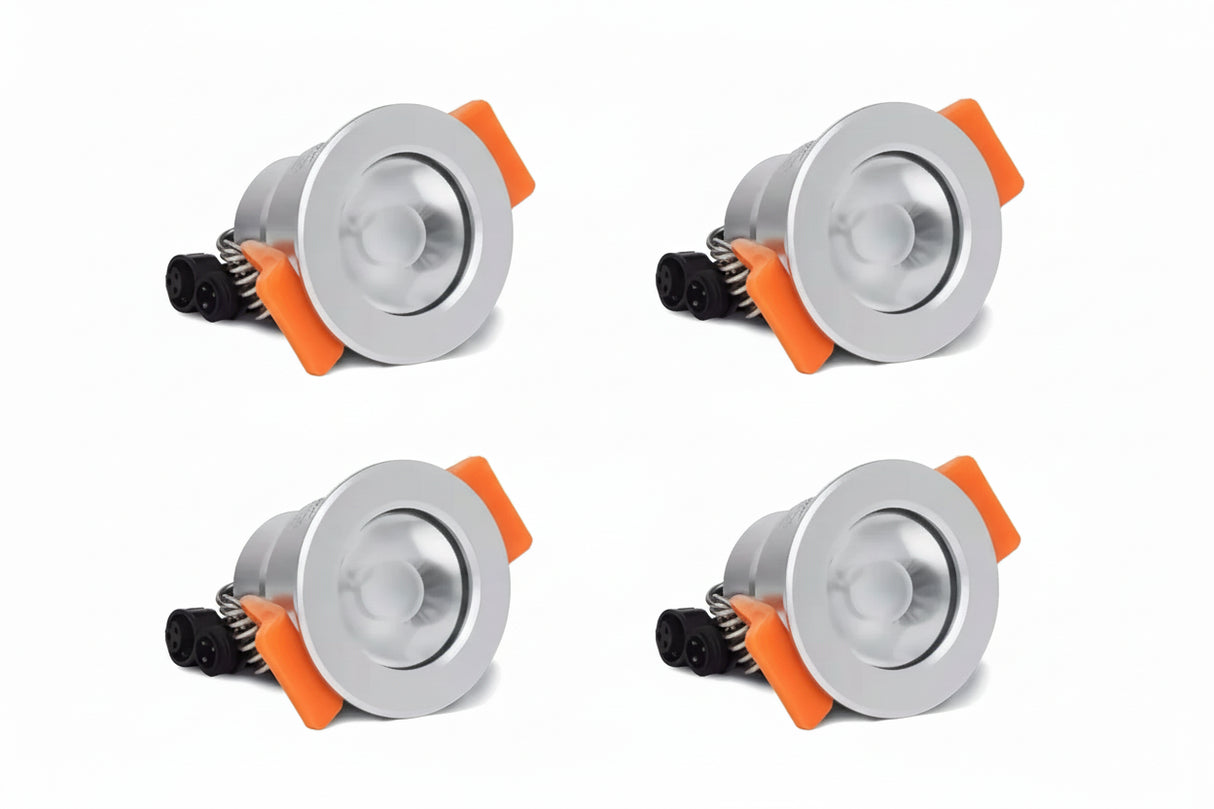 Mini 3W LED Spotlight IP66 Waterproof - 12V Recessed RGBW Downlight