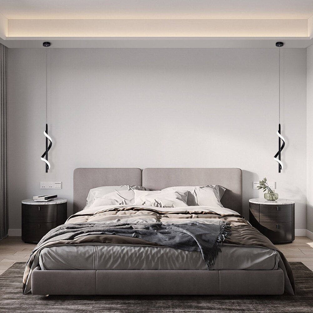 Modern LED Chandelier Light Nordic Living Room Bedroom Bedside Ceiling Lamp 220V 22W Aisle Corridor Lighting Decoration Bulbs