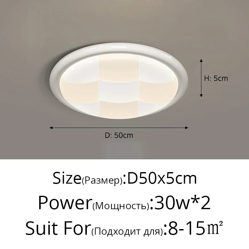 2025 Modern Bedroom Ceiling Lamp LED Chandelier For Living Room Indoor Lighting Fixture Kitchen Lustre Lamp Whole House Lighting