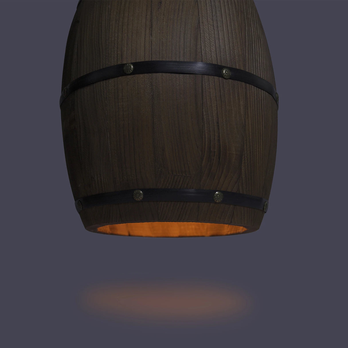 Retro Wood Wine Barrel Pendant Light,Industrial Ceiling Lamp ,Vintage Chandelier Light Fixtures for Bar Cafe Home Restaurant