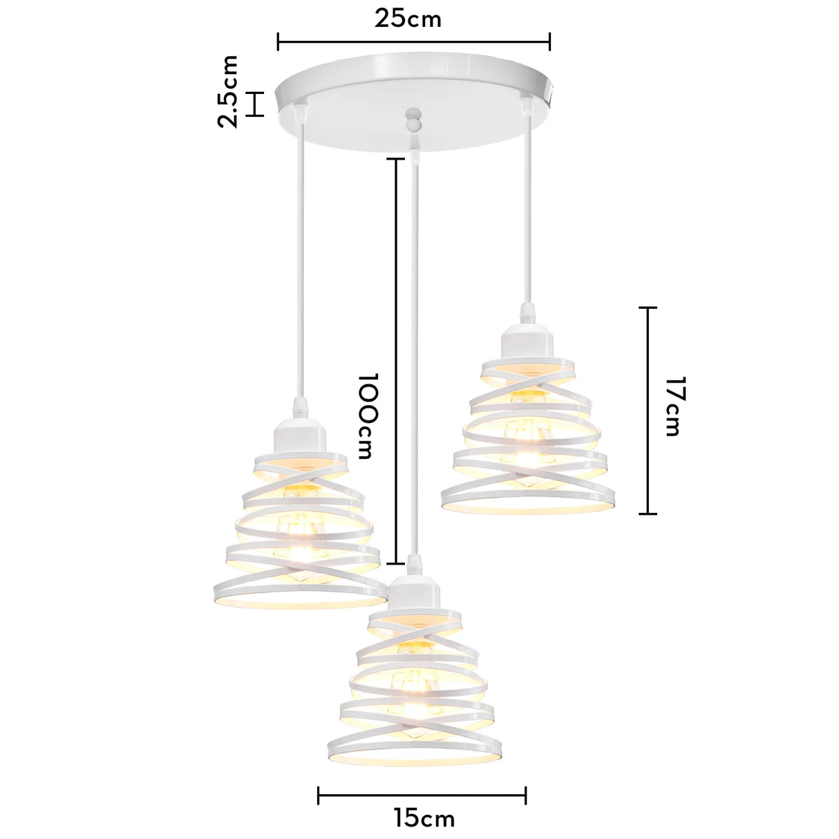Vintage Pendant Lamp Iron Frame Ceiling Lighting Paint Restaurant Teahouse Chandelier Indoor Wrought Metal Modern Pendant Lights