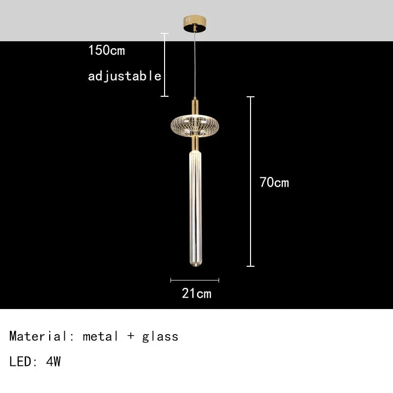 Nordic Luxury Art Glass Chandelier Creative Bar Villa Hotel Clubhouse Restaurant High End Pendant Lamp Home Decor Lighting