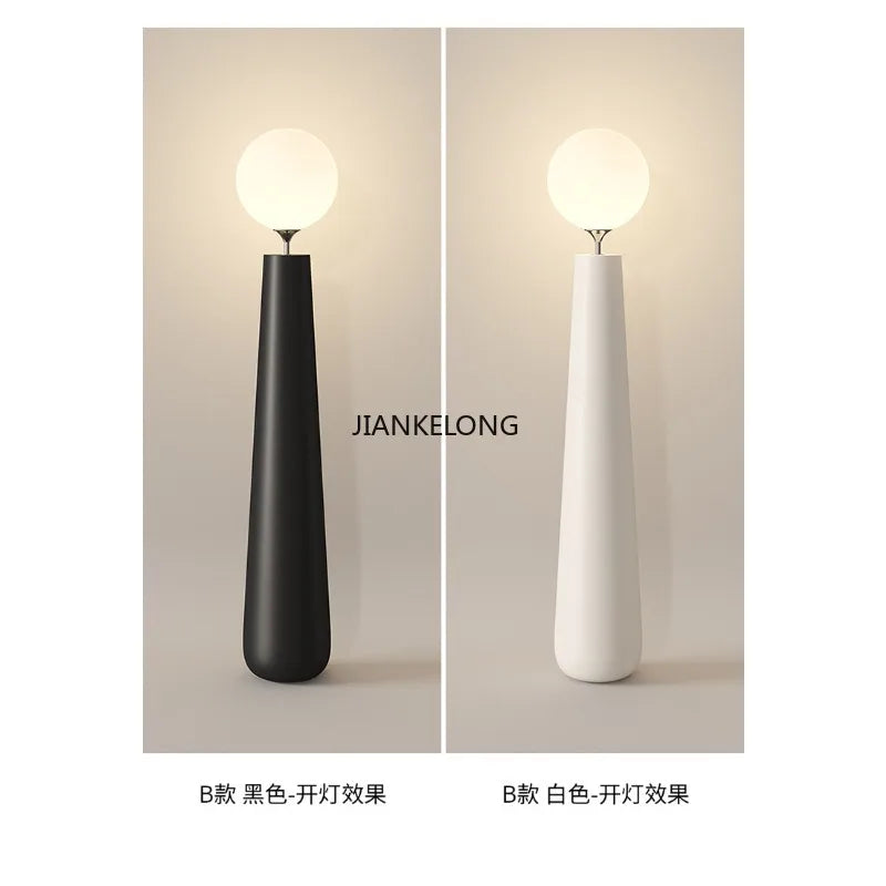 Modern Minimalist Creative Exclamation Mark Design Ambient Floor Lamp for Living Room Sofa Side Bedroom Bedside Room Decor LED