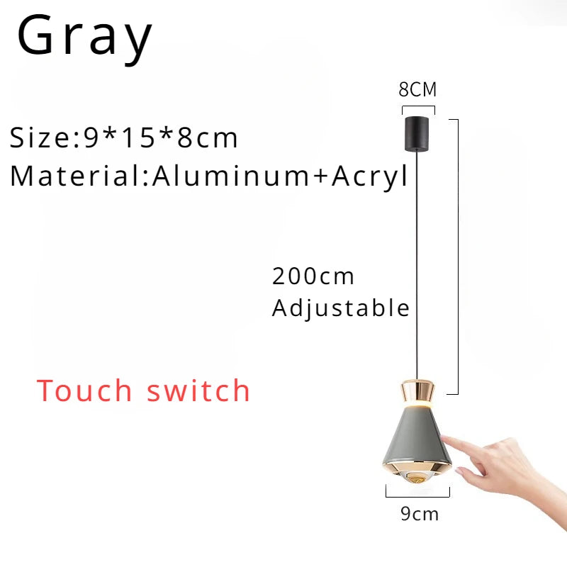 Modern Simple Creative Chandelier Luxury Luster Personality Pendant Lamp Room Decors Hanging Lighting for Bedroom Dining Study