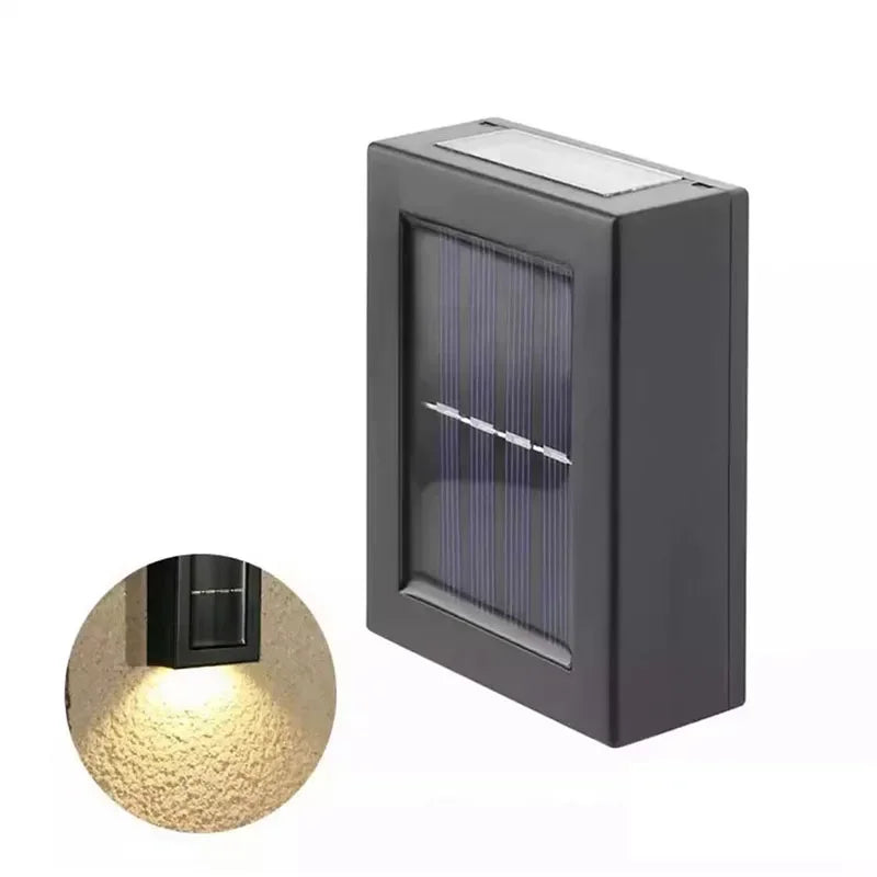 Solar Up and Down Wall Light - Modern Outdoor Waterproof Garden Street Lamp