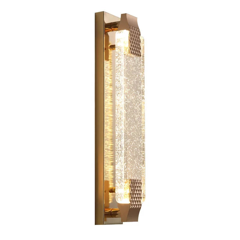 Luxury Modern Gold and Black LED 110-220V Wall Lamp Tv Background For Bedroom Bedsides Living Room Decoration Indoor Lighting