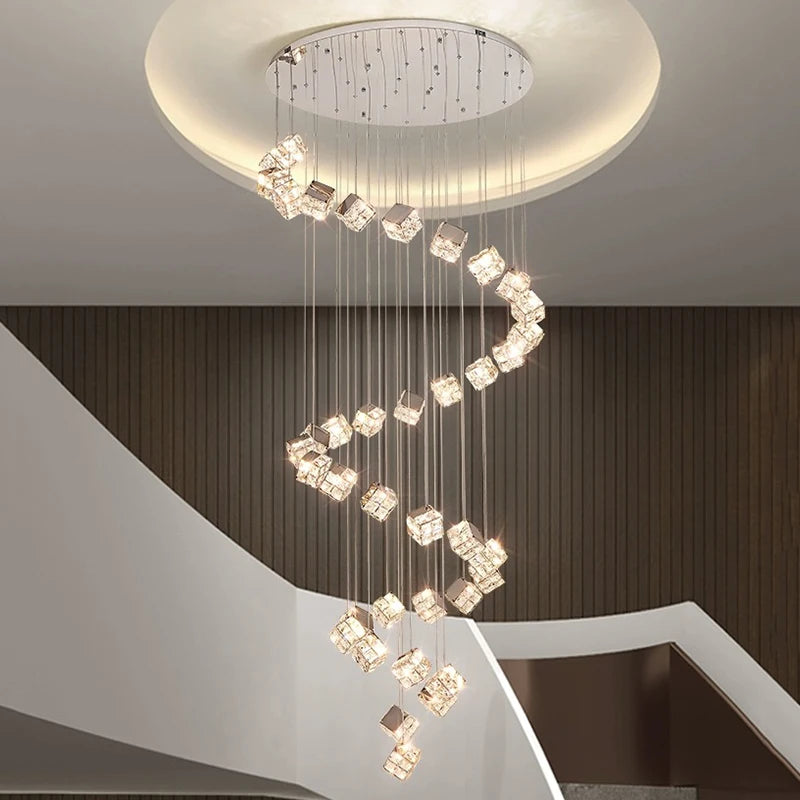 Home decoration Pendant lights, luxury crystal living room chandelier, bedroom Pendant lamp, ceiling light, indoor lighting