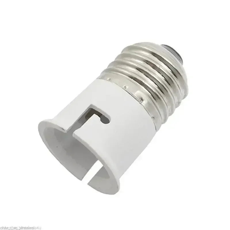 E27 to B22 Light Socket Adapter Converter (1/3/6/10 Pack) - AC 110V-220V Screw to Bayonet Bulb Holder Extender for LED Lamps