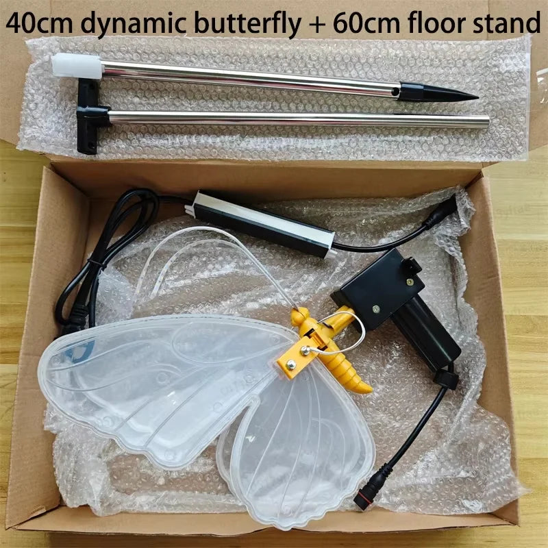 Butterfly Lights LED Butterflies Simulation Dynamic Static Butterfly Lights for Outdoor Home Decor Wedding Party DIY Decorations