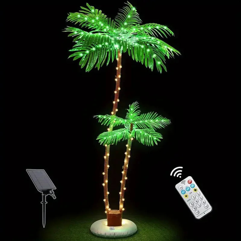 New Simulation Palm Tree Lamp Outdoor Park Shopping Mall Lighting Coconut Terrace Courtyard Landscape Decorative Light