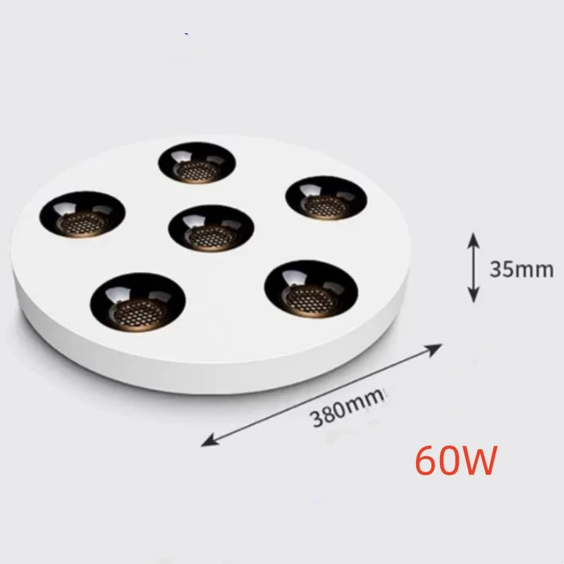 Fashionable ultra-thin 3.5CM surface mounted anti glare full spectrum COB tube lamp, home living room hallway, no opening
