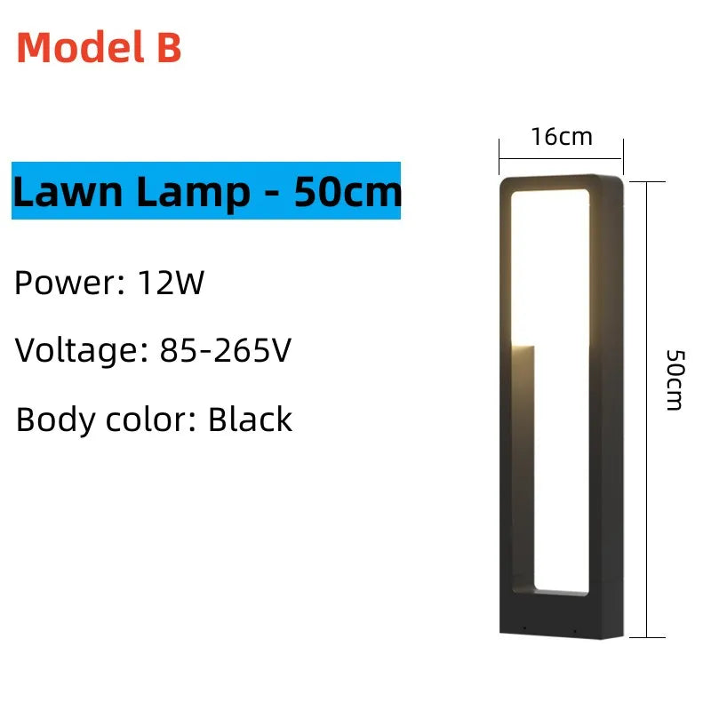 LED Lawn Lamp Landscape Lights For Garden Decoration AC85-265V IP65 Waterproof Garden Lights Outdoor Lighting For country house