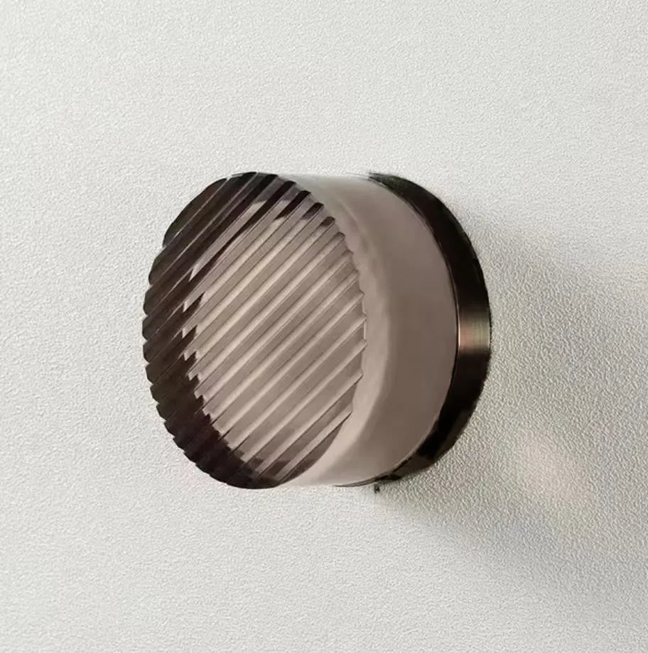 Design Led Wall Lamps for Bedroom Bedside Indoor Outdoor Led Round Sconce Light Fixtures Background Luminaire Acrylic Lighting