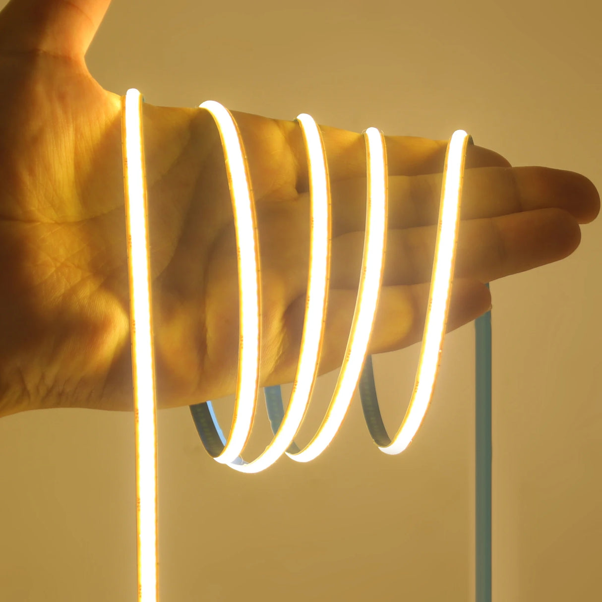 Ultra-Slim 5mm COB LED Strip Light - 12V 24V 400 LEDs/M Flexible Ribbon
