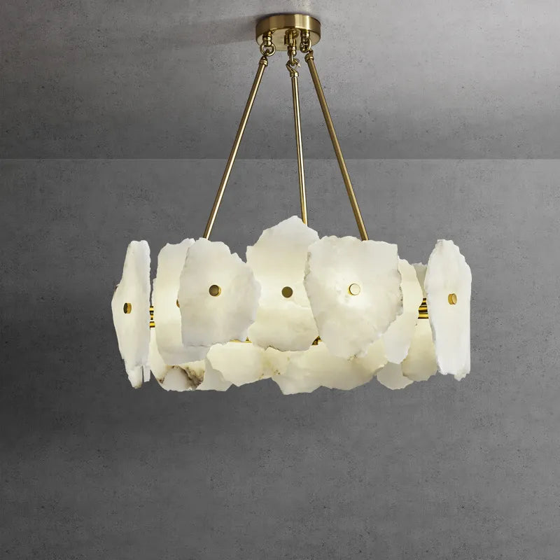 LED Chandeliers Copper Lighting For Foyer Dining Room Bedroom Art Deco Unique Hanging Lamp Luminaire