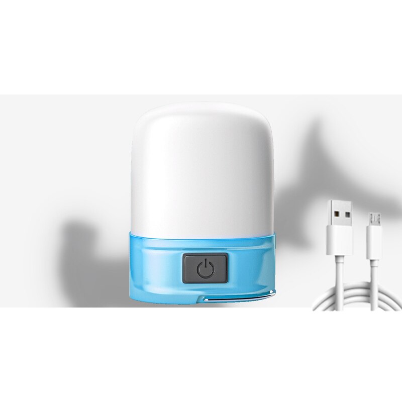 C2 New Mini Tent Lamp Usb Rechargeable Cob Led Light Ip65 Lithium Battery Bright Portable Lantern For Outdoor Camping Lights