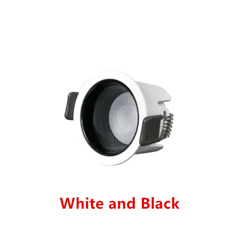 New Nordic Recessed LED Downlight 110V-240V Dimmable Ceiling Lamp 5W7W9W12W15W20W24W CRI 98 Anti Glare COB Spot Lights For Home