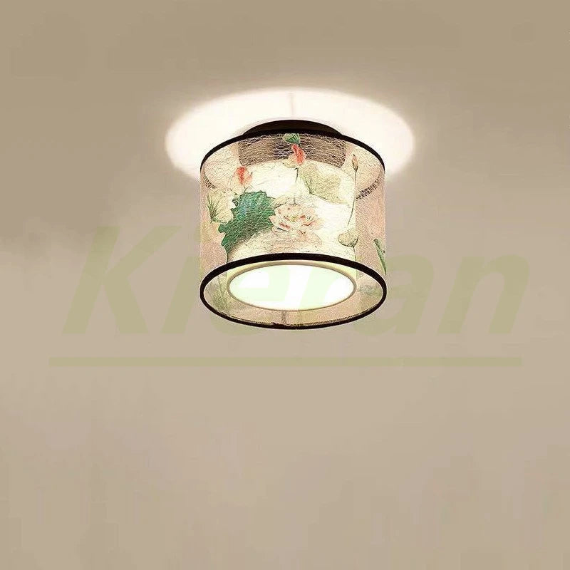 Modern Simple Lotus Bird LED Ceiling Lamp Living Room Bedroom Study Hotel KTV Bedside Ceiling Light Room Decoration Ceiling Lamp