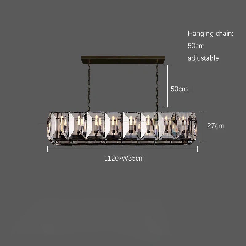 LED E14 Classic Retro Chrome Gold Crystal LED Lamp LED Light. Pendant Lamp For Living Room