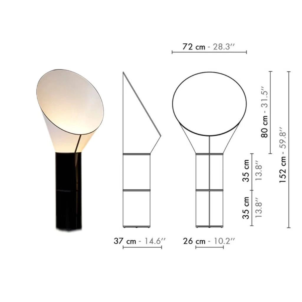 Modern horn standing floor lamp Wabi sabi led Table lamp for Minimalist bedroom Hotel Living room Luxury designer floor light