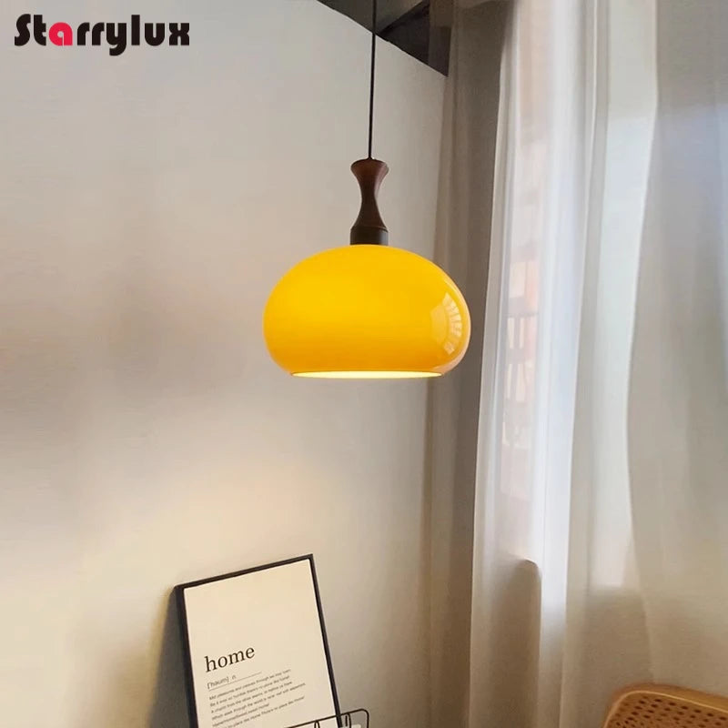 Bauhaus Mid Century Pendant Light Vintage Industrial Art Lighting for Bedroom Dining Room Bar