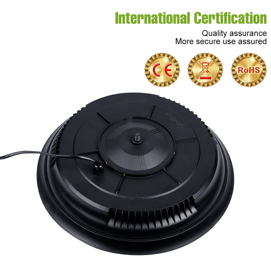 300W LED Indoor Ceiling Light Spotlight Bulb (AC110V/AC220V) - No Flicker Plug-in Lamp with US/EU Plug for Living Room & Kitchen